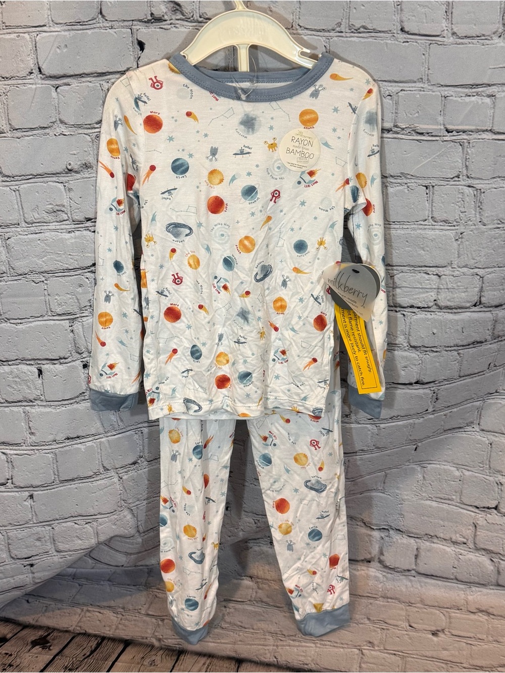 Milkberry Planet Pattern Pajama Set